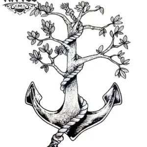 tatouage ANCRE éphémère design maritime ancre de vie tatouage ANCRE éphémère design maritime ancre de vie