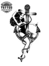 tatouage-ephemere-ancre-feminin-design-elegant tatouage-ephemere-ancre-feminin-design-elegant