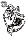 tatouage ephemere femme motif ancre maritime tatouage ephemere femme motif ancre maritime