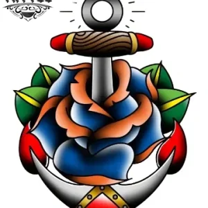 tatouage-marin-ephemere-ancre-style-navy-realiste tatouage-marin-ephemere-ancre-style-navy-realiste
