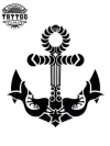 tatouage ANCRE tatouage ephemere ancre marine originale design unique