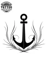 tatouage éphémère ancre marine noire style marin tendance tatouage éphémère ancre marine noire style marin tendance