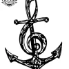 tatouage-ephemere-ancre-musique-note-musicale-design