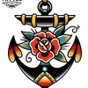 tatouage-ephemere-ancre-old-school-style-maritime