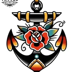 tatouage-ephemere-ancre-old-school-style-maritime tatouage-ephemere-ancre-old-school-style-maritime