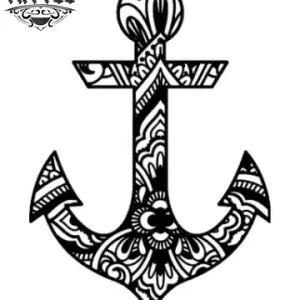 tatouage-ancre-polynesien-ephemere-style-traditionnel tatouage-ancre-polynesien-ephemere-style-traditionnel