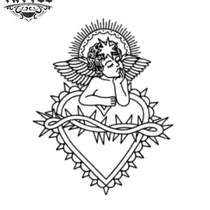 tatouage-ephemere-ange-coeur-design-unique-tatouage-ange