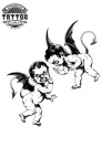 tatouage-ephemere-design-unique-ange-demon tatouage-ephemere-design-unique-ange-demon