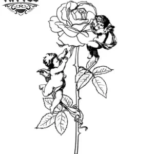 tatouage-ephemere-ange-rose-design-elegant tatouage-ephemere-ange-rose-design-elegant
