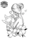 tatouage-ephemere-ange-maman-design-tendance-ange-original