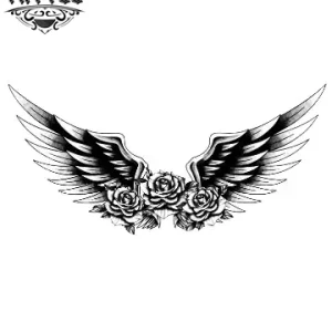 tatouage ephemere ange rose design unique tatouage ephemere ange rose design unique