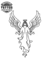 tatouage-ephemere-ange-design-simple tatouage-ephemere-ange-design-simple
