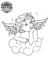 tatouage-ephemere-ange-sur-un-nuage-design-unique-temporary-tattoo tatouage-ephemere-ange-sur-un-nuage-design-unique-temporary-tattoo