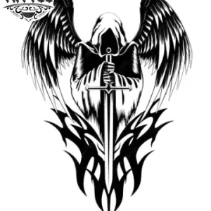 tatouage-ephemere-ange-tribal-design-mystique tatouage-ephemere-ange-tribal-design-mystique