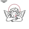 tatouage-ephemere-ange-triste-design-unique-intemporel tatouage-ephemere-ange-triste-design-unique-intemporel