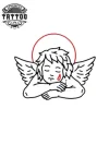 tatouage-ephemere-ange-triste-design-unique-intemporel tatouage-ephemere-ange-triste-design-unique-intemporel