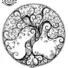 tatouage ephemere personnalise arbre avec initiale image alt tatouage ephemere personnalise arbre avec initiale image alt