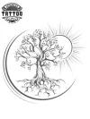 tatouage-ephemere-arbre-et-soleil-naturel-durable