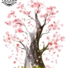 tatouage éphémère arbre fleuri floral temporaire arbre tatouage éphémère arbre fleuri floral temporaire arbre