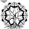 tatouage-arbre-tatouage-ephemere-arbre-mandala-design-unique tatouage-arbre-tatouage-ephemere-arbre-mandala-design-unique