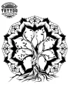 tatouage-arbre-tatouage-ephemere-arbre-mandala-design-unique tatouage-arbre-tatouage-ephemere-arbre-mandala-design-unique