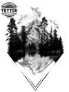 tatouage-ephemere-arbre-montagne-design-naturel-tatouage-arbre