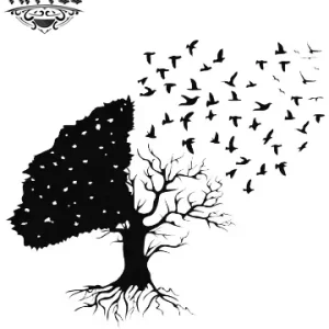 tatouage ephemere arbre et oiseau design naturel tatouage ephemere arbre et oiseau design naturel