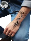 tatouage poignet arbre éphémère nature tatouage poignet arbre éphémère nature