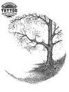 tatouage ephemere arbre rond design naturel tatouage arbre tatouage ephemere arbre rond design naturel tatouage arbre
