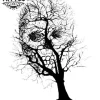 tatouage ephemere arbre tete de mort design unique temporaire tatouage ephemere arbre tete de mort design unique temporaire