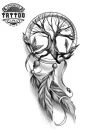 tatouage-ephemere-attrape-reves-arbre-de-vie-design-unique tatouage-ephemere-attrape-reves-arbre-de-vie-design-unique