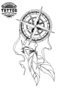 tatouage-ephemere-attrape-reves-avec-boussole-design-temporaire-unique tatouage-ephemere-attrape-reves-avec-boussole-design-temporaire-unique