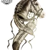 tatouage ephemere attrape reves cheval fantaisie