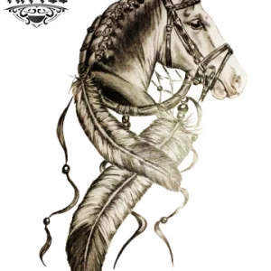 tatouage ephemere attrape reves cheval fantaisie tatouage ephemere attrape reves cheval fantaisie