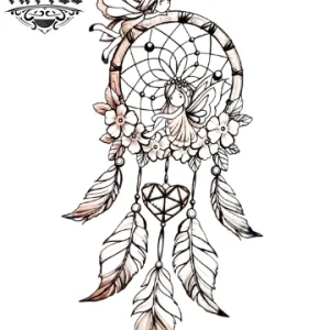tatouage-ephemere-attrape-reves-design-feminin-elegant-femme tatouage-ephemere-attrape-reves-design-feminin-elegant-femme