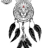 tatouage-ephemere-attrape-reves-lion-design-temporaire-unique