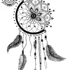 tatouage ephemere attrape reves mandala design mystique tatouage ephemere attrape reves mandala design mystique