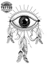 tatouage-ephemere-attrape-reves-oeil-protecteur-design-unique tatouage-ephemere-attrape-reves-oeil-protecteur-design-unique