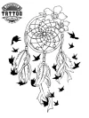 tatouage-ephemere-attrape-reves-oiseau-design-unique
