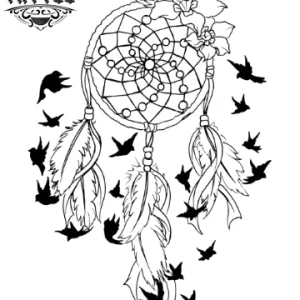 tatouage-ephemere-attrape-reves-oiseau-design-unique tatouage-ephemere-attrape-reves-oiseau-design-unique