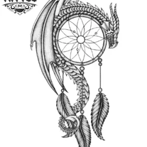 tatouage ephemere attrape reves original design unique tatouage ephemere attrape reves original design unique