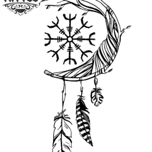 tatouage-ephemere-attrape-reves-spirituel-symbolique-design tatouage-ephemere-attrape-reves-spirituel-symbolique-design