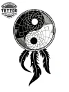 tatouage-ephemere-attrape-reves-yin-yang-design-temporaire-style-unique
