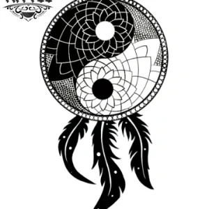 tatouage-ephemere-attrape-reves-yin-yang-design-temporaire-style-unique tatouage-ephemere-attrape-reves-yin-yang-design-temporaire-style-unique