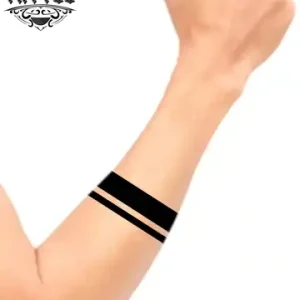 tatouage-avant-bras-ephemere-2-lignes-elegant-discret tatouage-avant-bras-ephemere-2-lignes-elegant-discret