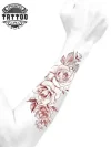 tatouage avant bras ephemere 3 roses fleur design floral temporaire tatouage avant bras ephemere 3 roses fleur design floral temporaire