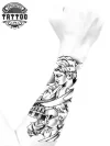 tatouage-avant-bras-ephemere-ange-design tatouage-avant-bras-ephemere-ange-design
