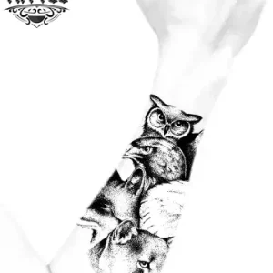 tatouage-avant-bras-ephemere-animaux-trendy tatouage-avant-bras-ephemere-animaux-trendy