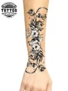 tatouage-avant-bras-ephemere-arabesque-design-formel
