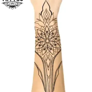 tatouage-avant-bras-ephemere-femme-mandala-elegant tatouage-avant-bras-ephemere-femme-mandala-elegant